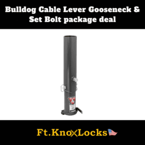 Bulldog Cable Lever Gooseneck & Set Bolt package deal